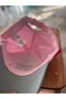 Pink Summer Hat for Girls with Slogan - 4