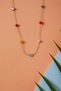 Women's Colored Jewelled Model Bijouterie Necklace - 4
