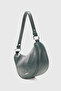 Green Women's Half Moon Shoulder Bag - Model 251 - 3