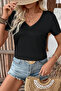 Women's V-Neck Short Sleeve T-shirt