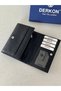 Mendy Model Useful Genuine Leather Medium Size Women's Wallet Black Color - 2