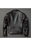 Genuine Leather Antique Biker Coat - 2