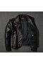 Genuine Leather Antique Biker Coat - 3