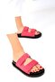 Fuchsia Suede Women's Slippers - 19264 Model