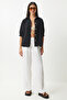 Women's Black Balloon Sleeves Linen Ayrobin Shirt Dd01321 - 5