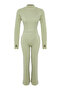 Mint Crop Fitilli Parmak Detaylı Triko Alt-Üst Takım TWOAW24AU00014 - 6