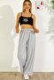 Women's Winter Thick Camisole Pajama Bottoms Sweatpants Single Bottom Without Pockets - 2