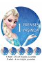 Elsa 9 Pieces 20 cm 4 cm Round Edible Pastry Decoration Cookie Cupcake Sugar Pastry Paper Print
