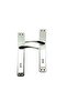 Lerzan Eko Plato (room) Door Handle Mirrored Nickel Satin
