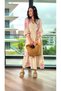 Floral Motif Linen Dress - 2