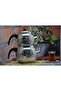 Aluminum Motif Patterned Teapot No:3 (1.7 Liters for 3 People)