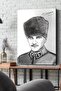 White Mustafa Kemal Atatürk Canvas Painting - 3