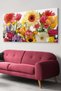 Colorful Flowers One Piece Canvas Canvas Painting