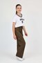 Women's Loose Cut Gabardine Four Season Trousers - 2