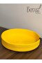 Jute Wicker Basket, Hand Woven, Multi-Purpose Basket, Bathroom and Kitchen Organizer Yellow 30X7 - 2