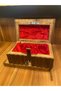 Wooden Chest Decorative Wooden Walnut Carved Keyed Riddle - 3
