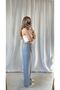 Linen Palazzo Women's Trousers - Mini Waist Elastic - 7
