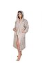 Beige Striped Hoodie - 3