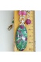 1777 Ruby Fuchsite el yapımı kolye - 3
