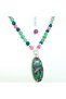 1777 Ruby Fuchsite el yapımı kolye - 9