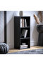 Bookcase and accessory Display Unit of wood 3Tier Black