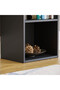 Bookcase and accessory Display Unit of wood 4Tier Black - 6