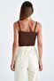 Y0499az22wn Model Strapless Fitted Ribbed Tank Top - 3