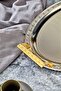 2-Piece Metal Oval Presentation Tray Ckr3345 Silver 48X32 cm and 40X29 cm - 4
