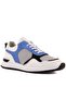 - White Leather, Blue Suede Lace-Up Men's Casual Shoes 101-7064-H1071 - 6
