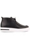 - Black Leather Lace-Up Men's Shoes 102-8040-H1280