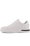 - White Leather Laceless Men's Casual Shoes 101-8066-H1280E - 3