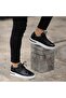 - Black Leather Lace-Up Men's Casual Shoes 101-8086-H1280E