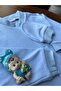 Newborn Plain Baby Boy Jumpsuit with Hat and Gloves - 3