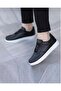Unisex Black White Sports Shoes