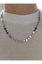 Sequential Ring Steel Non-Tarnishing Women's Silver Color Necklace - 3