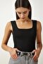 2-Piece Women's Tank Top Thick Strap Tank Top Slim Crop Summer Square Neck Knitwear Fabric - 2