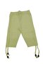Girl's Knee-Length Combed Cotton Capri Tights with Side Drawstring Detail - 3