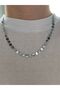 Sequential Ring Steel Non-Tarnishing Women's Silver Color Necklace - 2