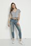 تيكس رمادي قصير من الأمام بأزرار - 5