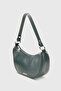 Green Women's Half Moon Shoulder Bag - Model 251 - 2