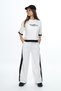 Girl's 100% Cotton Oversize Half Sleeve Top and Bottom Tracksuit Set