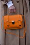 Ines Vegan Leather Adjustable Long Strap, Lockable Women's Bag, Shoulder Bag, Crossbody Bag - 5