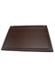 Firat Tan Covered Single Desk Mat with Bellows Detail