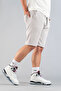 Ribbed Men's Daily Straight Shorts Stone - 7