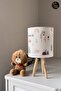 Dream Big Clouds and Stars Patterned Children's Room Lampshade Table Lamp Tlab-057 - 2