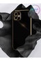 Luxury Silicone Case for Samsung Galaxy A05 with Rose Edges Gold Detail - 5