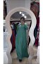 Women's Cotton Stone-Embellished Hijab Dress - 2