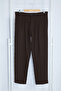 Kahverengi Pileli Klasik Baggy Fit Kumaş Pantolon TMNSS24PL00024 - 8