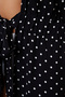 Polka Dot Belted Maxi Woven Tie-Up Kimono&Kaftan Tbess24Km00071 - 4