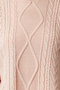 Pembe Crop Yandan Kurdele/Fiyonk Bağlama Detaylı Triko Süveter TWOAW22SV0058 - 3